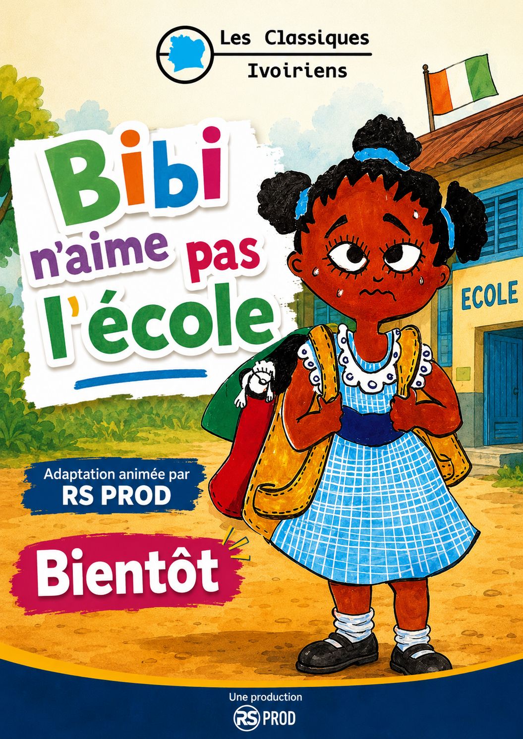 « Bibi n’aime pas l’école » bientôt en dessin animé